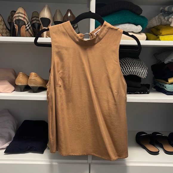 BCBGeneration Tan Sleeveless Top - Picture 3 of 4